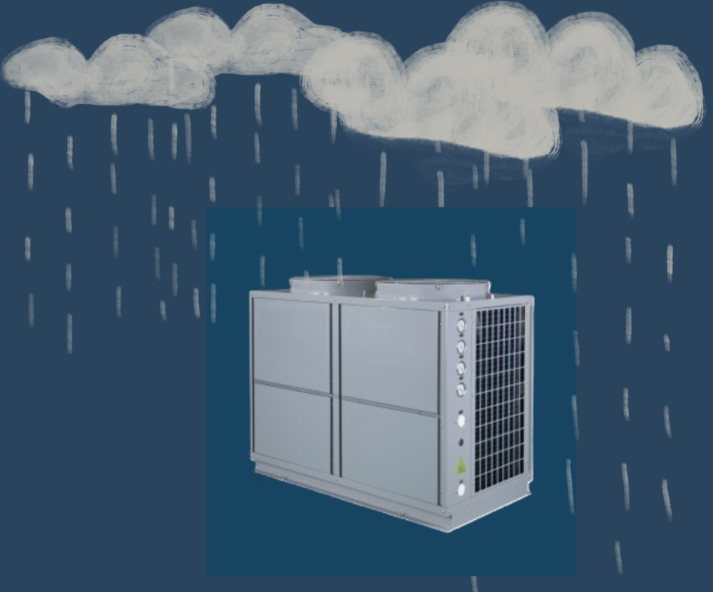 BẢO VỆ MÁY NƯỚC NÓNG BƠM NHIỆT TRONG MÙA MƯA BÃO